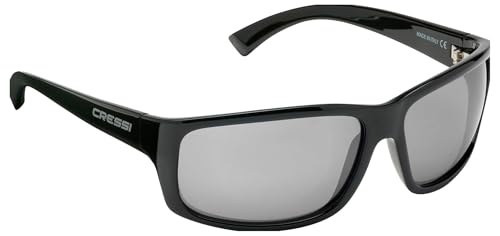 Cressi - Gafas de Sol Deportivas, para Adulto, Cristales Polarizados 100% anti-UV