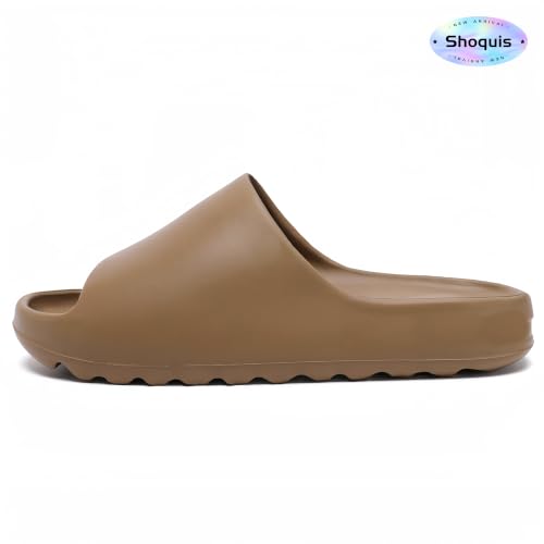 Image of Shoquis Cloud Slides Sandals for Women Men, Pillow Slippers,Open Toe Garden Shoes,sandals women,Drying Soft Lightweight Shower Shoes for Indoor and Outdoor