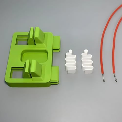 ABS Electric Wire Welding Fixture High Temperature Resistance 3D Soldering Wire Holder Strong Magnetic Soldering Station (Green)