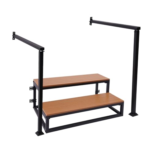 Hot Tub Steps with Handrails, Garage Steps, Prefab Outdoor Wood