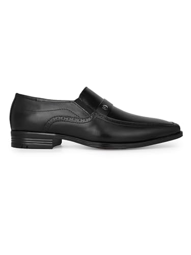 Image of ALBERTO TORRESI Genuine Leather Tan Slipon Formal Shoes