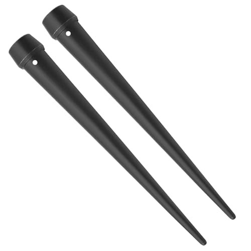 Wulankd Broad-Head Bull Pin 1-1/16-Inch Heat-Treaded Steel With Black Finish and Hang-up Hole 2 Pcs