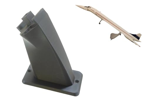 3D Wall Mount Holder for Lego Concorde Model 10318 Black, Concorde in Flight