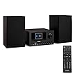 MEDION P85003 Micro Audio System Kompaktanlage (Internetradio, DAB+, PLL UKW Radio, Bluetooth, USB Anschluss, AUX, 2x150 W)