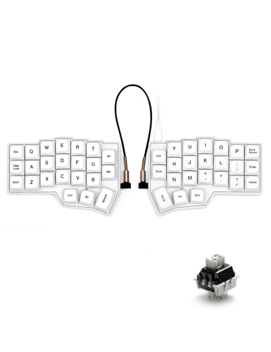 Amazon | 【完成品】YIVU Corne V4 有線 分割キーボード