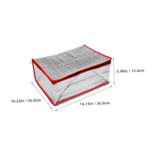 Insulated Food with Flat Bottom Design Portable Reusable Aluminum Thermal Box Liners for Seafood Storage Cold Retaining for Catering and2