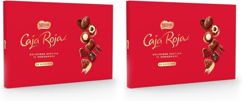 Nestlé Caja Roja Bombones de Chocolate, 400g (Paquete de 2)
