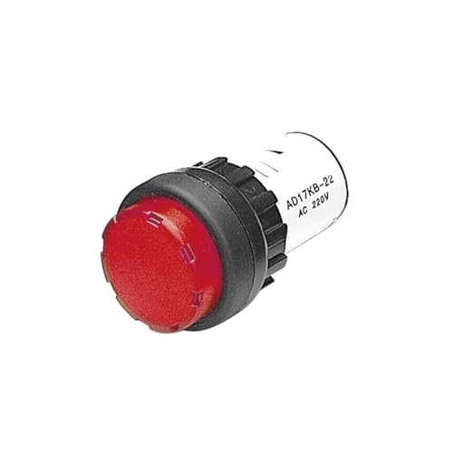 Luz indicadora KB AD17KB-22/CC CA 48V R roja para panel de control industrial de 22mm