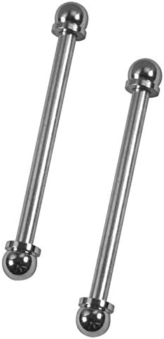 Emtek 94105 9/16" Diameter Steel Ball Tip Finial for Emtek 4-1/2" Hinges, Flat Black