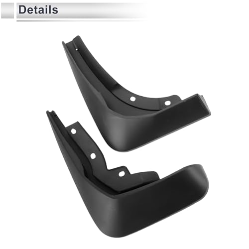 Image of X AUTOHAUX 1set Front and Rear Mud Flaps Splash Guards Mud Guards for Audi A8 Sport 2018-2023 W /Mount Accessories