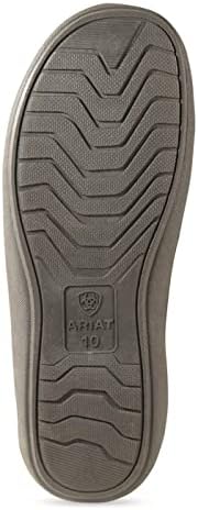 ARIAT Men's Indoor & Outdoor Suede Hooded Clog Slippers, Hashbrown, 13 | Image 6