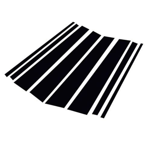 Garniture de colonne autocollante noire pour Land Cruiser 2008-2021