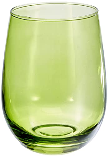 Tognana Tulip Set mit 6 Gläsern cc 400, Glas, mehrfarbig