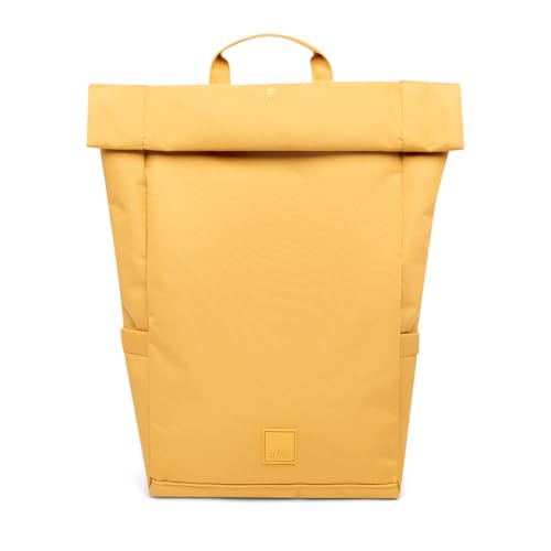 Lefrik - Mochila Roll para Portátiles de 15.6' - Eco Friendly - 19L - Mustard