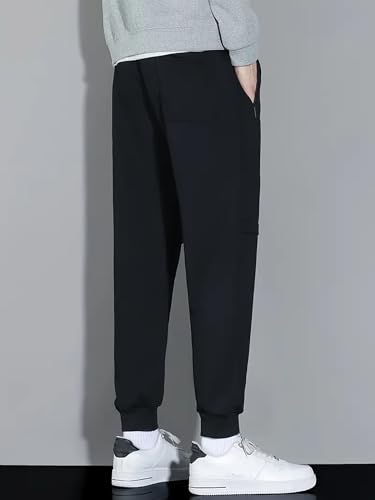 Image of Lymio Men's Regular Slim Fit Mid Rise ycra Full Elastic Jogger Track Pant Printed Joggers (TP-47-49)