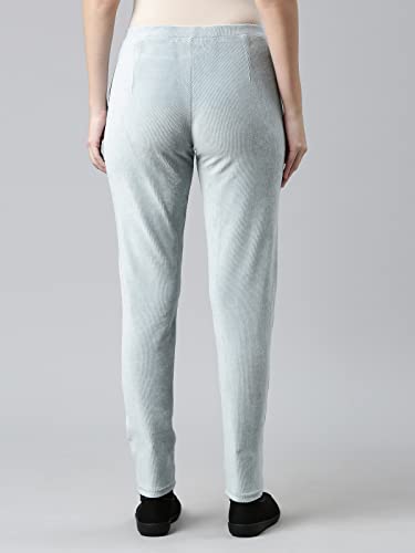 Image of GO COLORS Solid Corduroy Treggings for Women | Warmtech, Mid Rise, Side Pocket