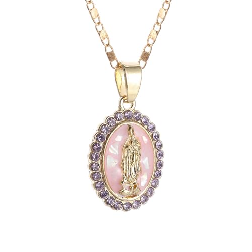 Prière religieuse catholiques médaille de la Vierge Marie collier