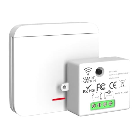 ARCELI Interrupteur sans fil 433Mhz Cover