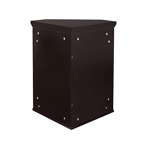 Versanora Wooden Cupboard Wall Mounted Bathroom Corner Storage Unit, MDF, Brown, 57.15 x 38.1 x 60.96 cm Versanora Wooden Cupboard Wall Mounted Bathroom Corner Storage Unit, MDF, Brown, 57.15 x 38.1 x 60.96 cm