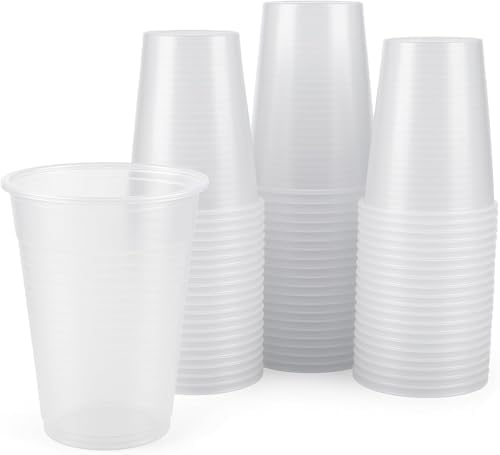 TG-GENT Transparente Plastikbecher 0,4l - 1000 Stück | Ideal als Trinkbecher Einweg für Party & mehr | Plastikbecher für Kaltgetränke