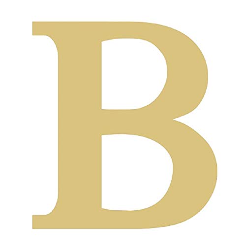 BETA Letter Greek Font Cutout College Sorority Fraternity Door Hanger Unfinished Wood MDF Shaped Canvas Style 1 (6