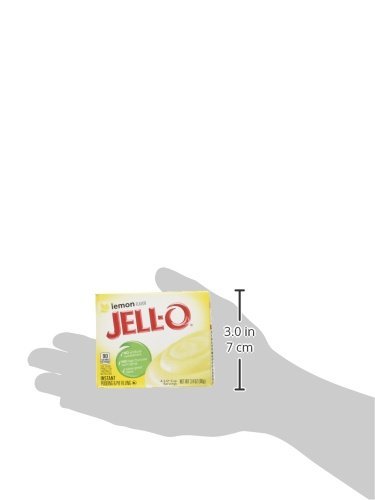 Image of Jell-O Instant Pudding & Pie Filling Mix, Lemon Flavored, Fat Free, Quick & Easy Dessert, 3.4 oz (Pack of 4)