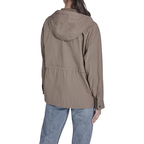 Image of Levi's Women's Cinch-Waist Hooded Rain Anorak