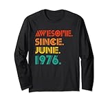Photo Gallery awesome since june 1976 47th birthday gifts 47 years old maglia a manica Photo Gallery awesome since june 1976 47th birthday gifts 47 years old maglia a manica