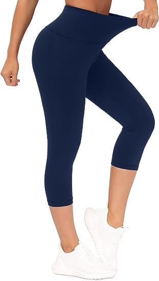 SHAPERX Women’s High Waist Gym Capri Tights – Yoga & Active Wear Leggings, Comfortable Workout Capri Pants for Women (Pack of 1) SHAPERX Women’s High Waist Gym Capri Tights – Yoga & Active Wear Leggings, Comfortable Workout Capri Pants for Women (Pack of 1)