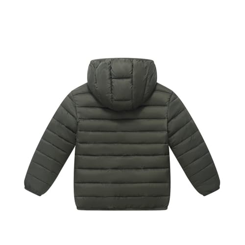 Valcatch Kids Boys Girls Puffer Jackets Hooded Winter Coat with Zipper Pockets Warm Down Coat Padded Full Zip Snow Outerwear2