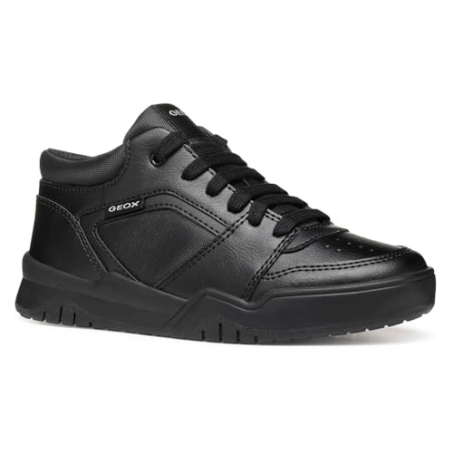 Geox J Perth Boy A, Zapatillas, Black, 40 EU