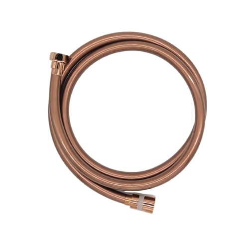 Manguera de ducha flexible de PVC manguera pulverizadora para bidé de 1,5 m oro rosa 2