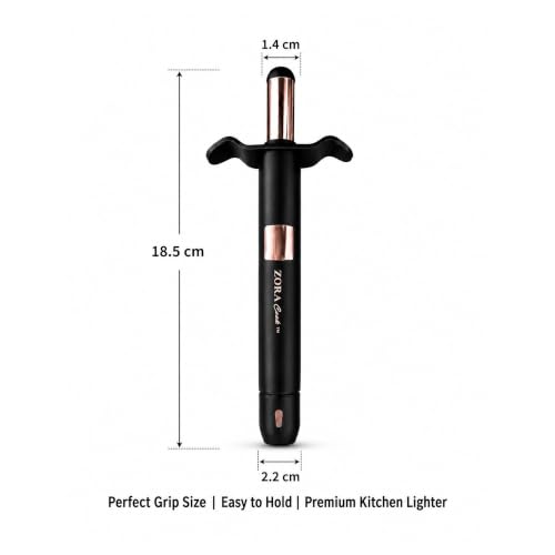 Image of Gas Lighter for Kitchen & Restaurants | Manual Spark Gas Stove Lighter | Regular Size, Easy Grip Handle, Long Lasting, Rust Free Metal Lighter for LPG Stove, Candle, BBQ & Camping