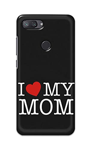 Image of PRINTFIDAA I Love My Mom Hard Back Cover for Mi 8 Lite /Mi 8 Youth /Mi 8X Back Cover -(P6) KAT1006