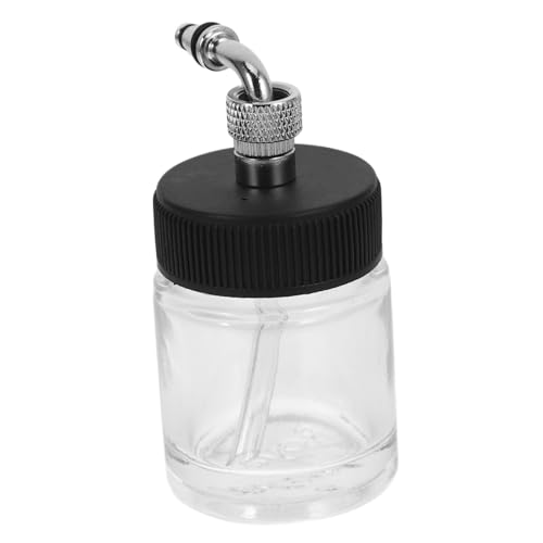 PRETYZOOM Airbrush Glass Bottle Refillable Spray Paint Container for Precise Application for Models and Projects Durable and Practical Paint Storage