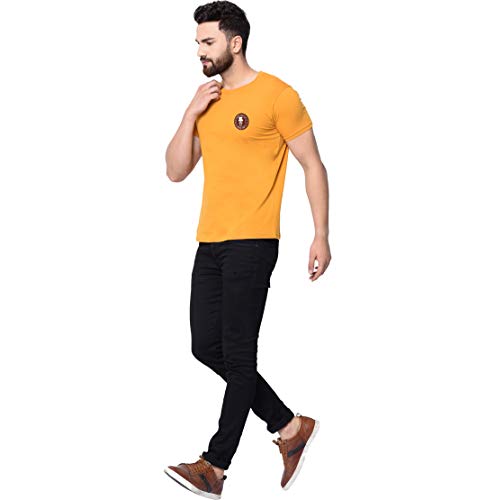 Image of London Hills Men's Cotton Regular Fit T-Shirt