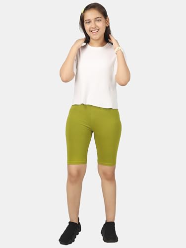 Image of KYDA Kids Girls's Stretchable Anti Bacterial Cycling Shorts, Yoga & Workout Gym Shorts