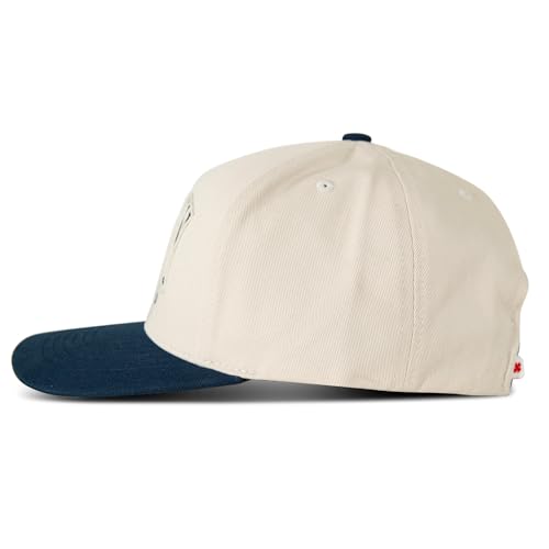Image of Lucky Brand Snapback Hat | Adjustable | Baseball Cap | Retro | American Heritage | 5 Panel Design | Cotton Canvas