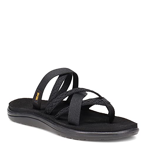Teva Women's Ankle Strap W VOYA ZILLESA, Mahani Black, 8