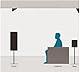 DYNAVOICE - Paar 2-Wege-Lautsprechere. Ideal für Dolby Atmos. Ref. Magic FX-4. Weiß