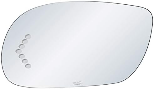 Exactafit Driver Side Mirror Glass With Turn Signal Arrow - Perfect Fit For 2003-2005 Buick Park Avenue