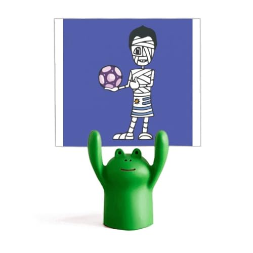 Support mémo grenouille footballeur uruguayen pour décorer votre espace de travail
