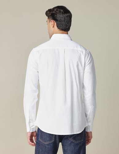 Image of U.S. Polo ASSN. Textured Tailored Fit Shirt for Men - 100% Cotton, Breathable & Comfortable, Full Sleeves Casual Shirt for Men