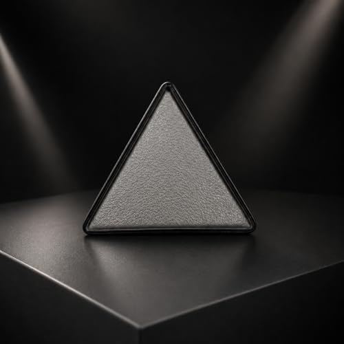 Image of First Lens Sunglasses Case, Portable Triangular Foldable Eyeglass Case, Hard Shell Protective Eyewear Holder for Men and Women