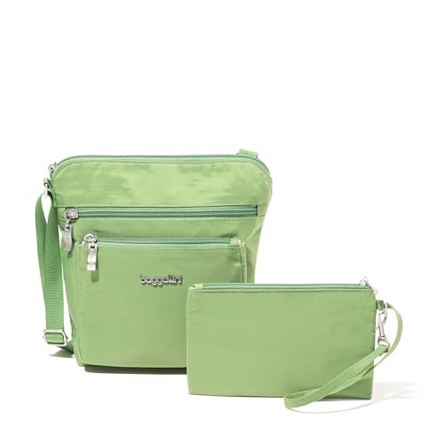 Image of Baggallini Pocket Crossbody Bags for Women 8x8 Small Lightweight Durable Water-resistant Travel Purse W /Rfid