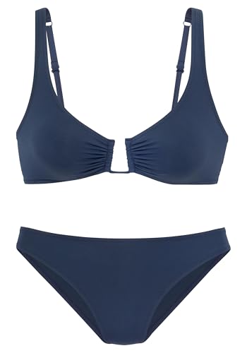 s.Oliver Damen Bustier-Bikini-Set in dunkelblau