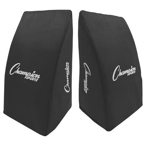 Champion Sports Cushioned Catcher's Knee Support &ndash; Ergonomic Design for Players 5'8' and Over...