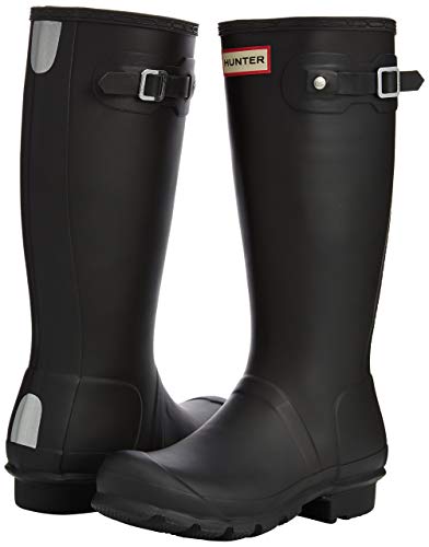 Hunter Kids Original Kids' Classic Rain Boot (Little Kid/Big Kid) Black 5 Big Kid M - Thumbnail 6