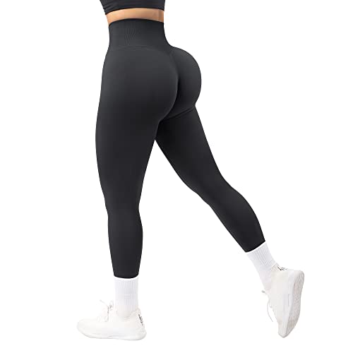 RXRXCOCO Damen Blickdicht Nahtlose Leggings Lang Figurbetonte High Waisted...