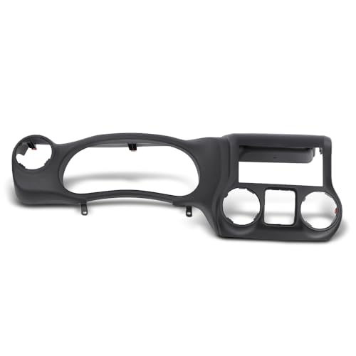 DOTCOM Dash Instrument Cluster Panel Bezel Fit Jeep Wrangler 2011-2014